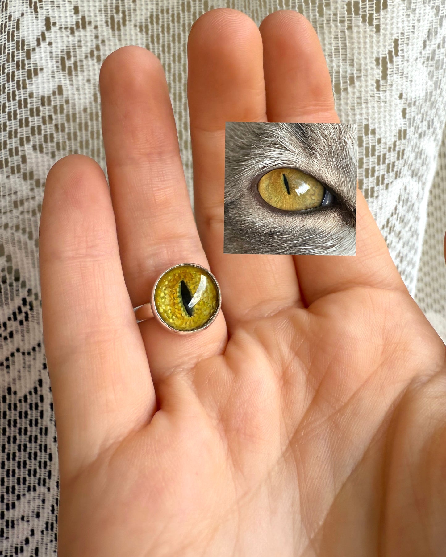 Hand-painted Custom Eye Jewelry