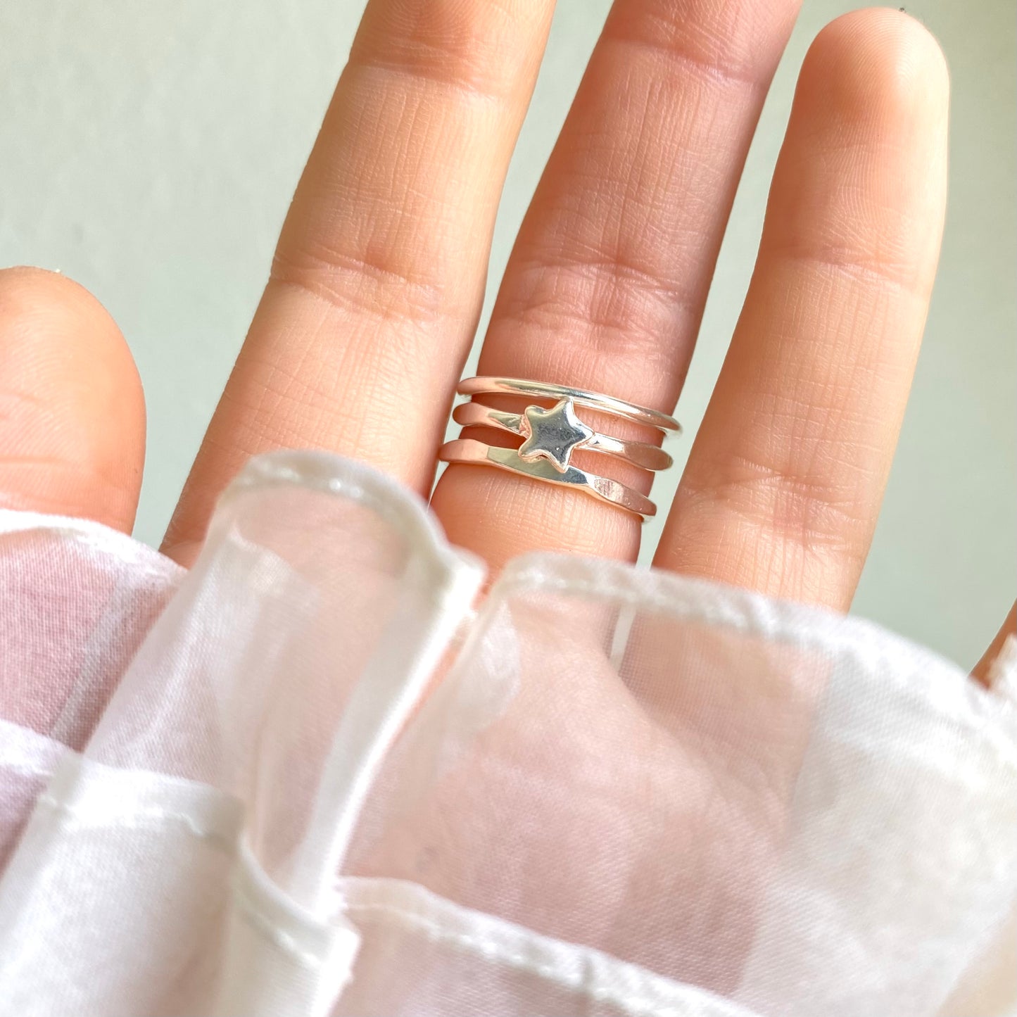 Starry Stacker Ring Set