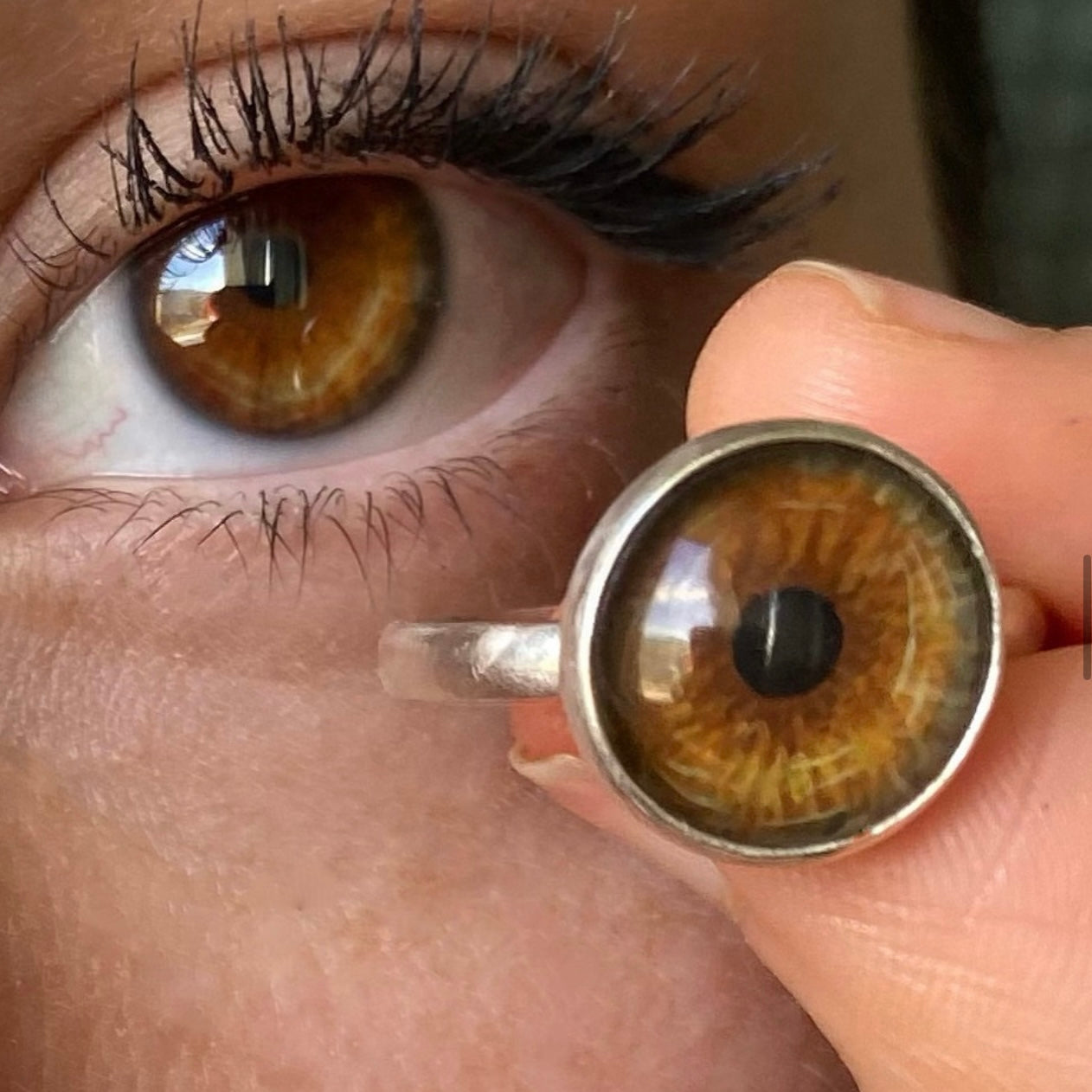 Hand-painted Custom Eye Jewelry