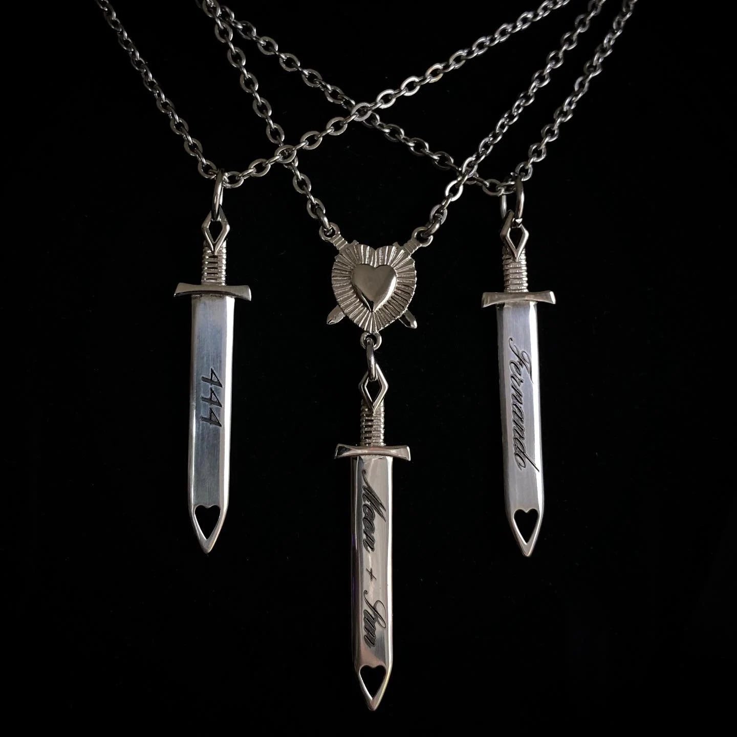 Custom Dagger Pendant, Custom Sword Pendant