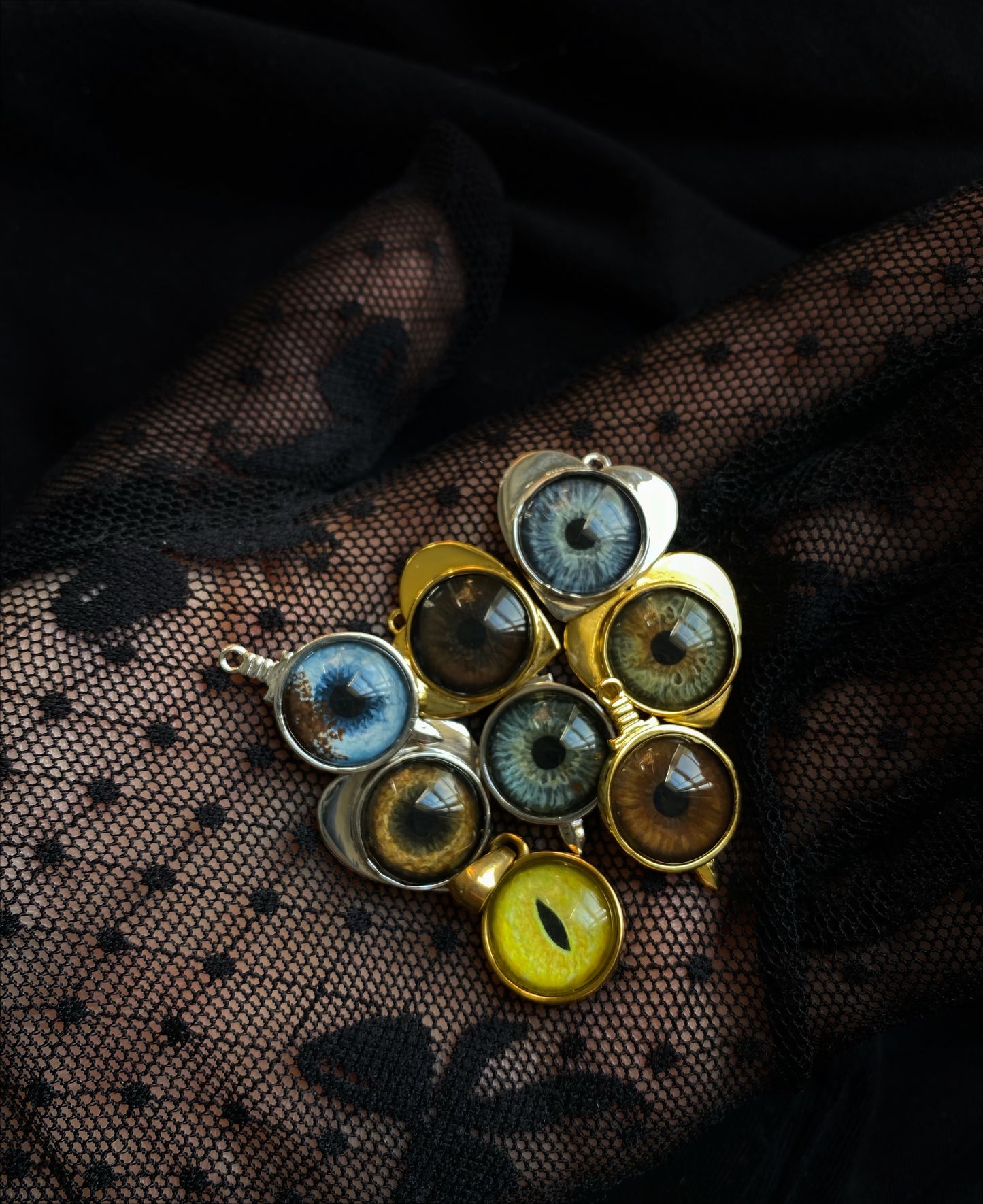 Hand-painted Custom Eye Jewelry