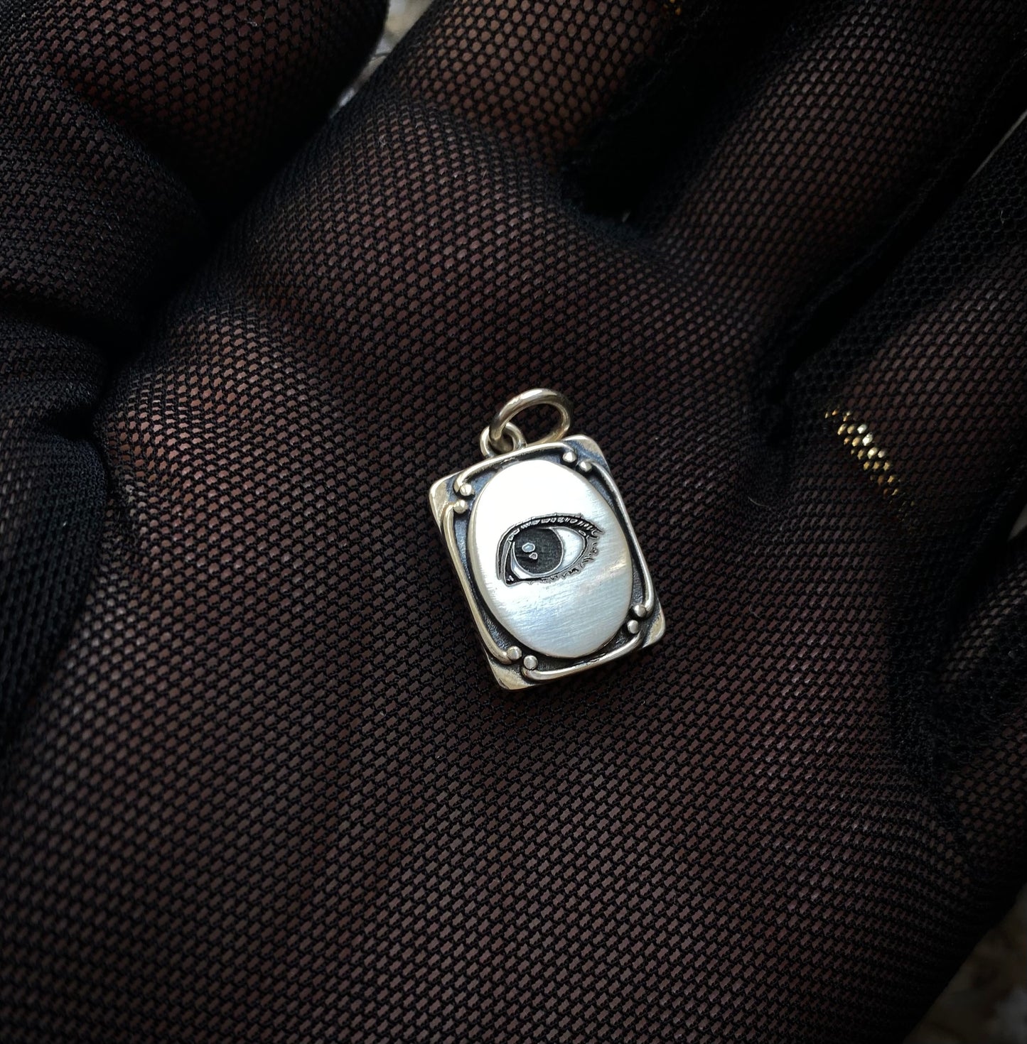Custom Engraved Lover’s Eye Necklace